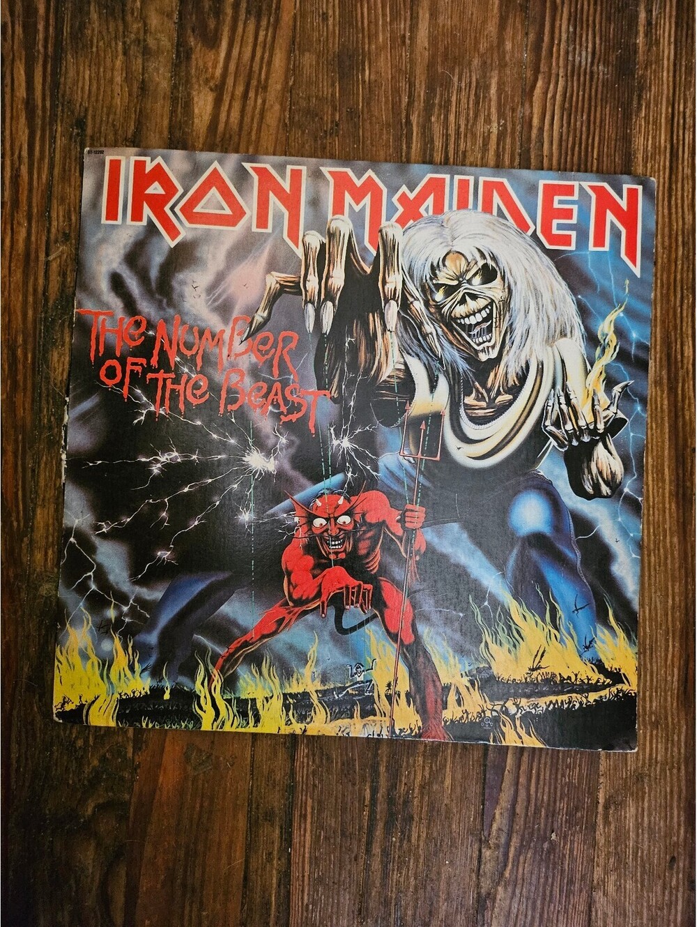 IRON MAIDEN - NUMBER of the BEAST (1982) Original Pressing Vinyl LP - as shown